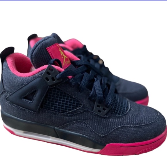 jordan 4 pink blue